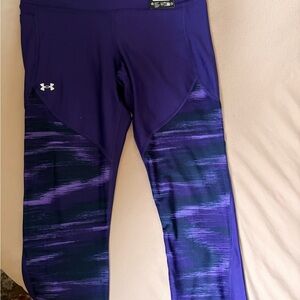 NWT Under Armour Violet Compression Leggings